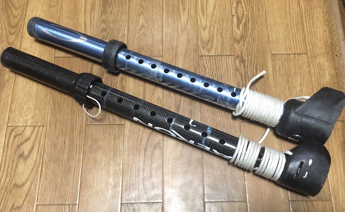 AERON カーボンエクステンション30cm & CHINOOK アルミエクステンション28cm（2本セット Uピンタイプ）_2