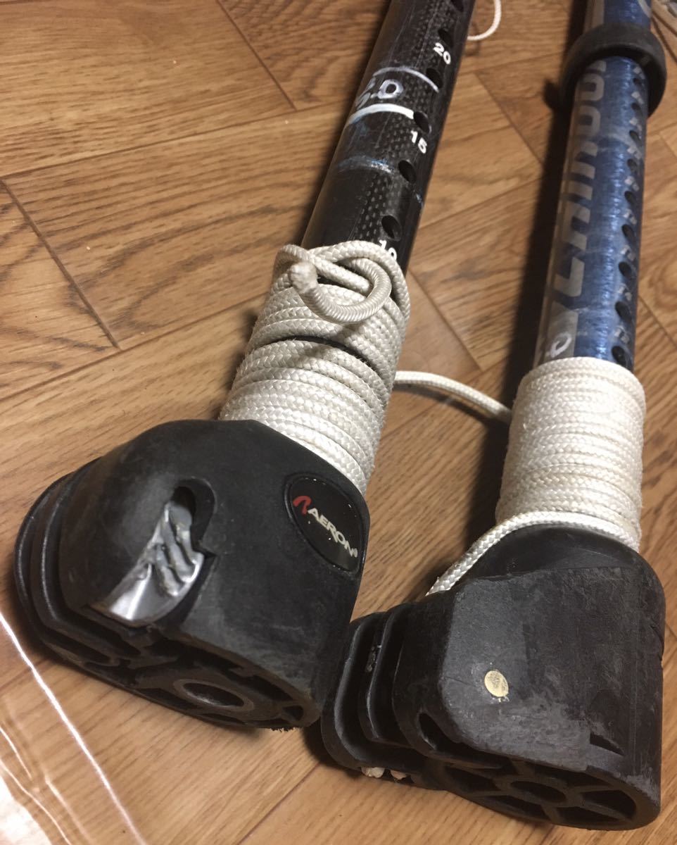 AERON カーボンエクステンション30cm & CHINOOK アルミエクステンション28cm（2本セット Uピンタイプ）_3