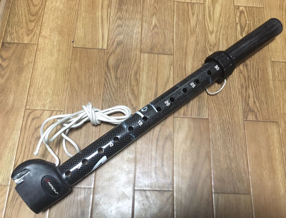 AERON カーボンエクステンション30cm & CHINOOK アルミエクステンション28cm（2本セット Uピンタイプ）_5