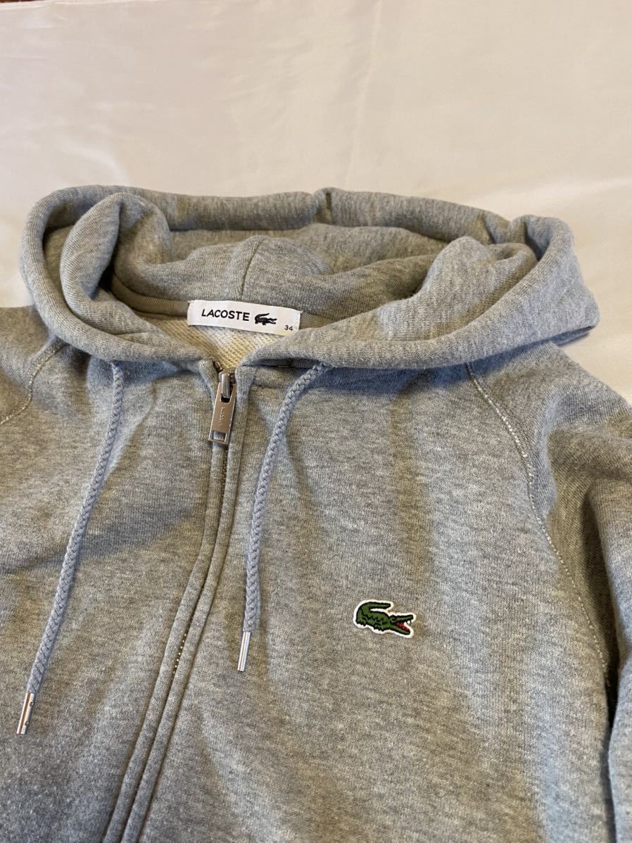 【激安大特価，品質保証】 LACOSTE ラコステ フーディー ジップアップパーカー スウェット トレーナー ZIP 長袖 S(その他)｜売買されたオークション情報、yahooの商品情報をアーカイブ公開 - オークファン 女性用
