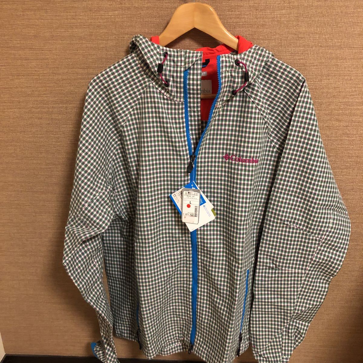 Columbia コロンビア マウンテンパーカー チェック柄 columbia パッチ 