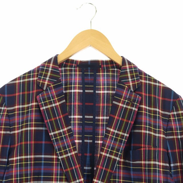 ポールスミス Smith テーラードジャケット ブークレチェック 中古 