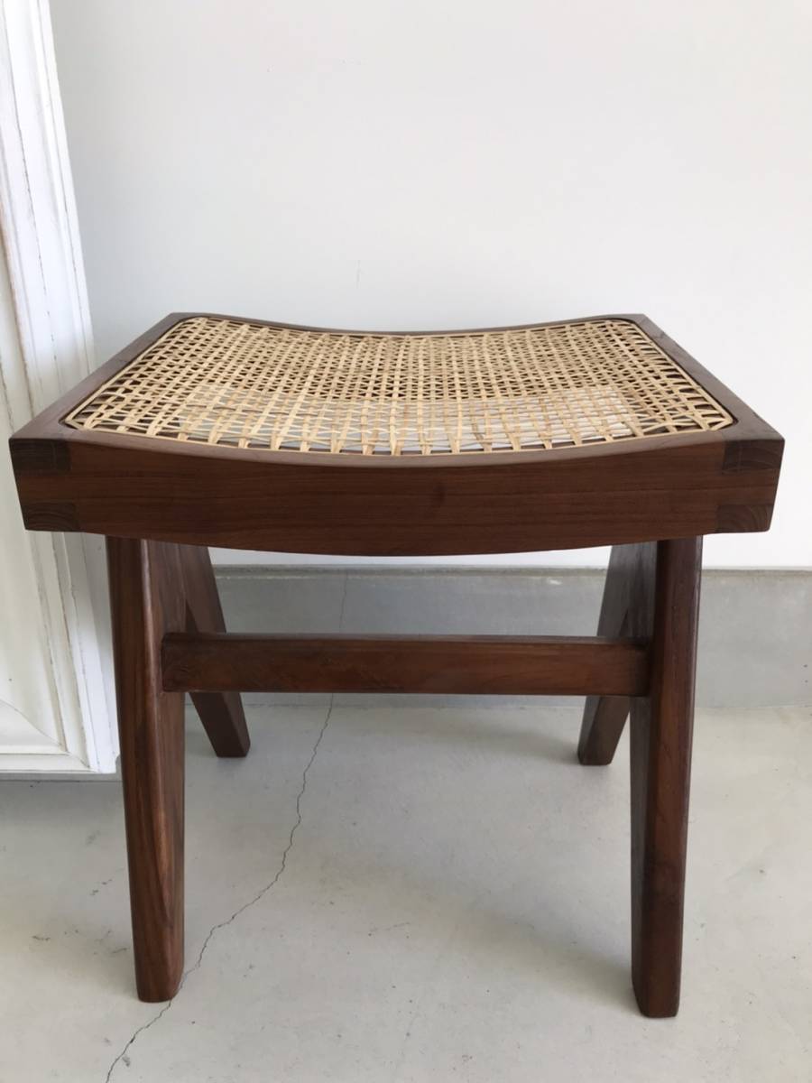 ピエールジャンヌレ スツール ベンチ リプロダクト ブラウン Pierre Jeanneret ピエール ジャンヌレ STOOL スツール リプロダクト