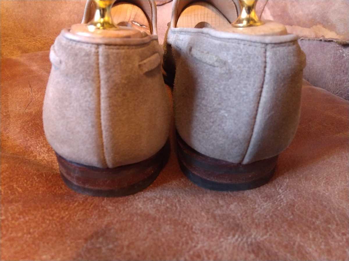 定価7万 クロケット ＆ ジョーンズ スエード タッセル 7 E CROCKETT