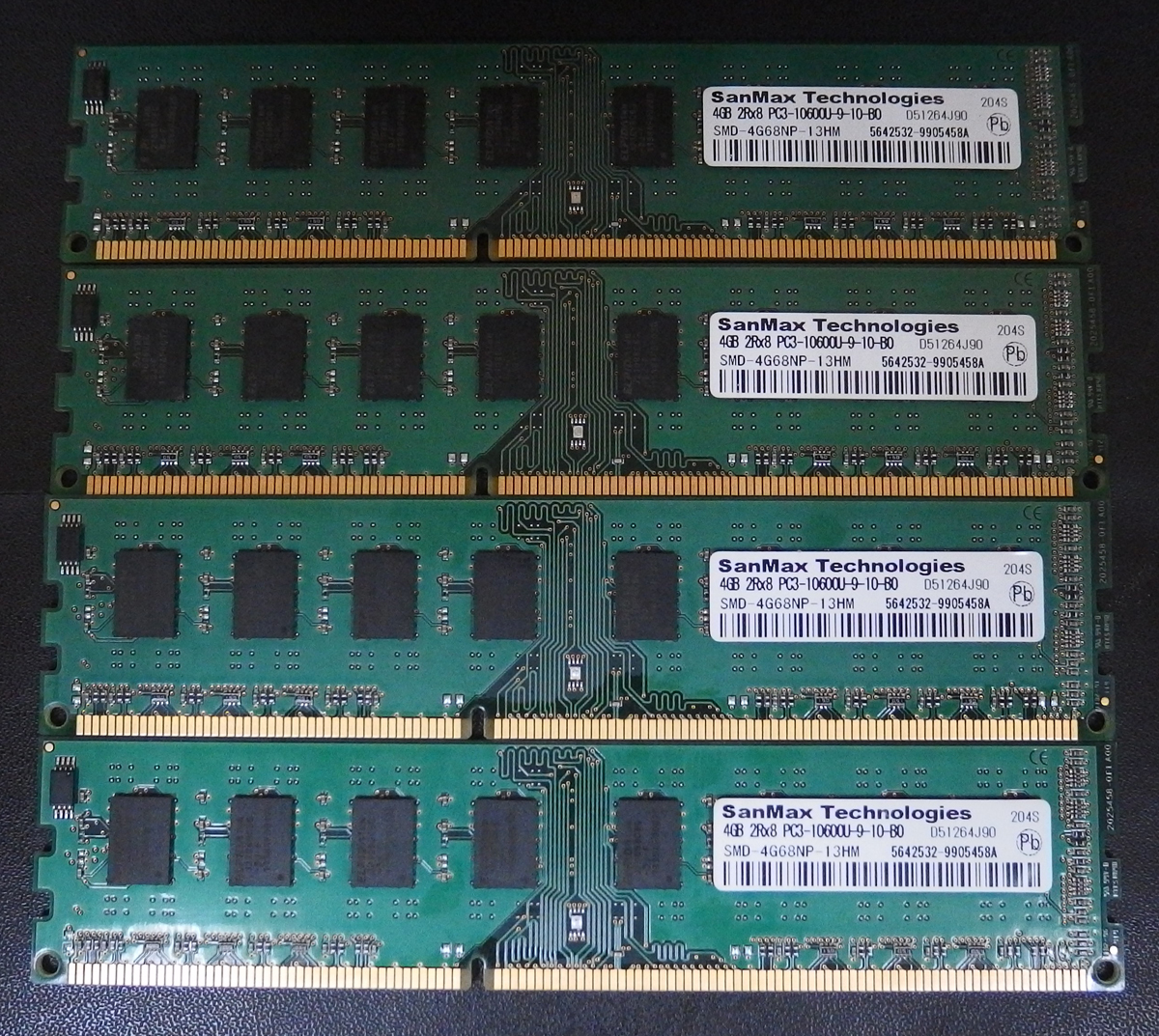 DDR3 4GB 1600MHz 16GB PC3-12800 Memory Samsung RAM 0 - 204-Pin SanMax Laptop SODIMM x 1.5V