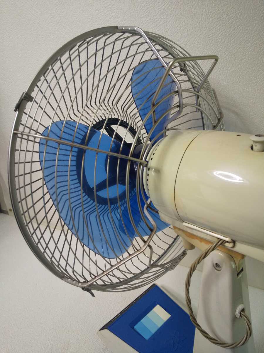 昭和レトロ SANYOサンヨー扇風機 ダイナミックW 卓上 EF6NAY型動作OK