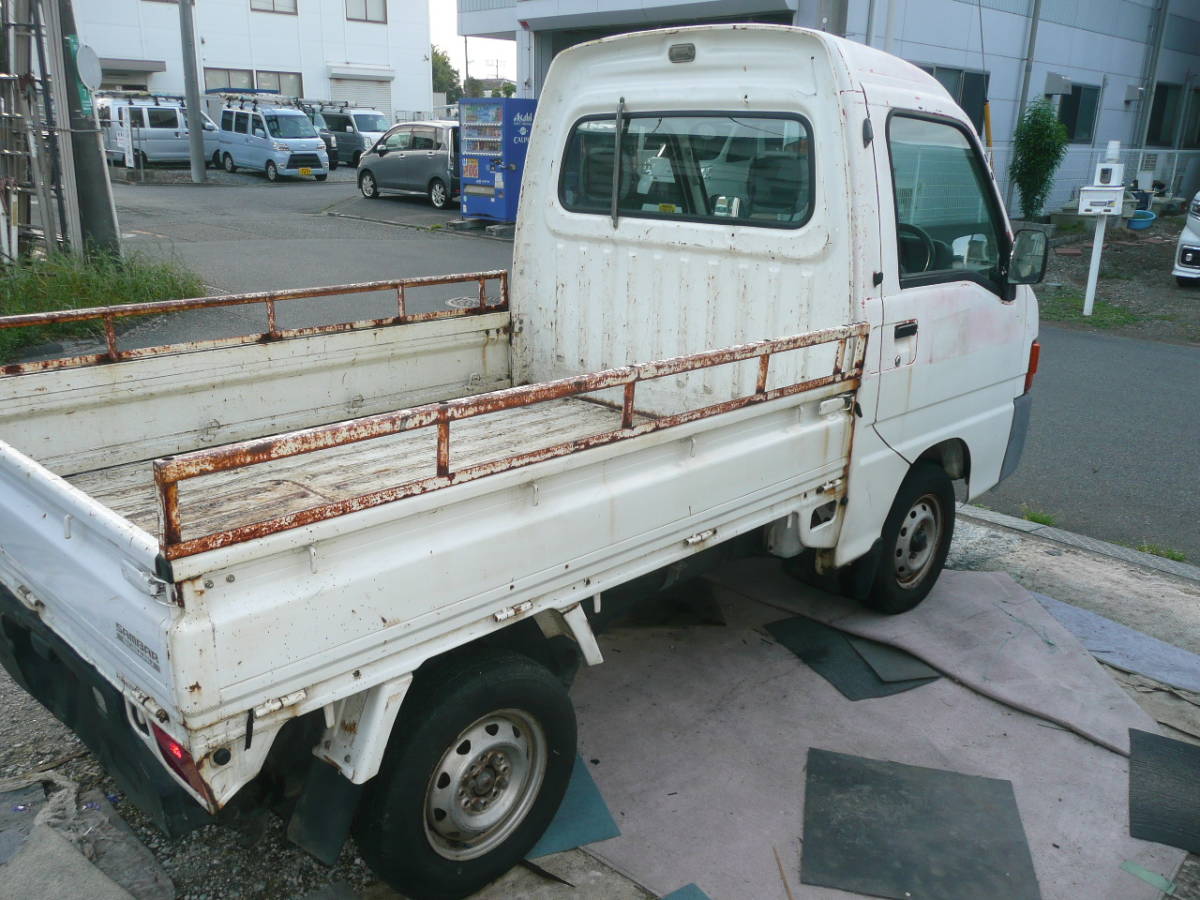 赤帽 ハイルーフ サンバートラック 5MT 4WD 軽トラック 中古 レストア 