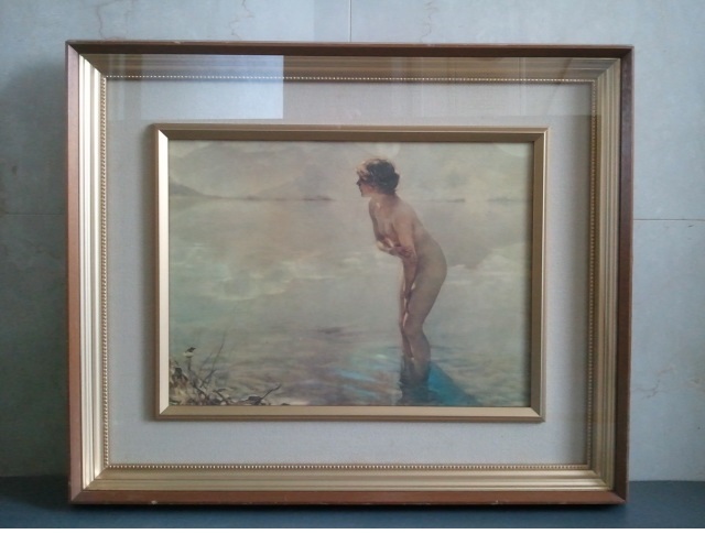☆r☆【絵画・肖像画】「九月の朝」ポール・シャバ/美術品 世界の名画