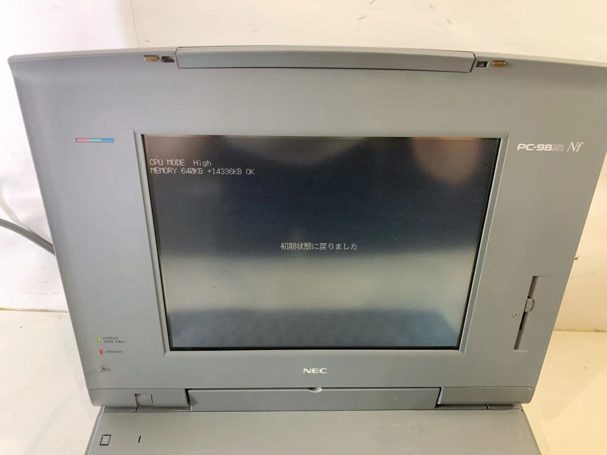 ノートPC NEC PC-9821 Nf ノートPC ジャンク品