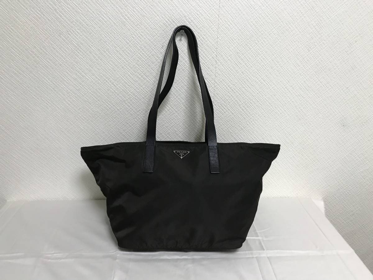 ハンドバッグ ナイロン PRADA プラダ 本物 ロゴ テスートナイロン 
