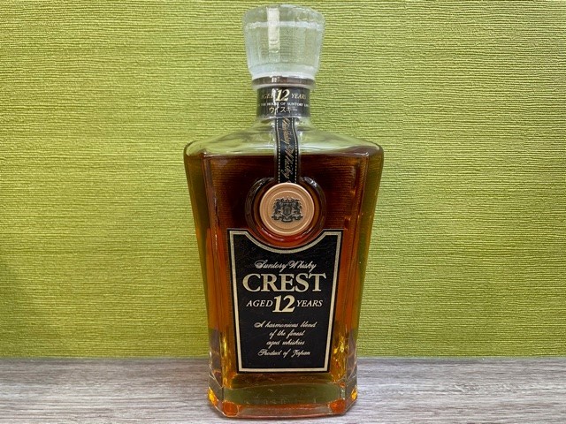 DK 3082】SUNTORY WHISKY CREST AGED 12 YEARS サントリー クレスト 12