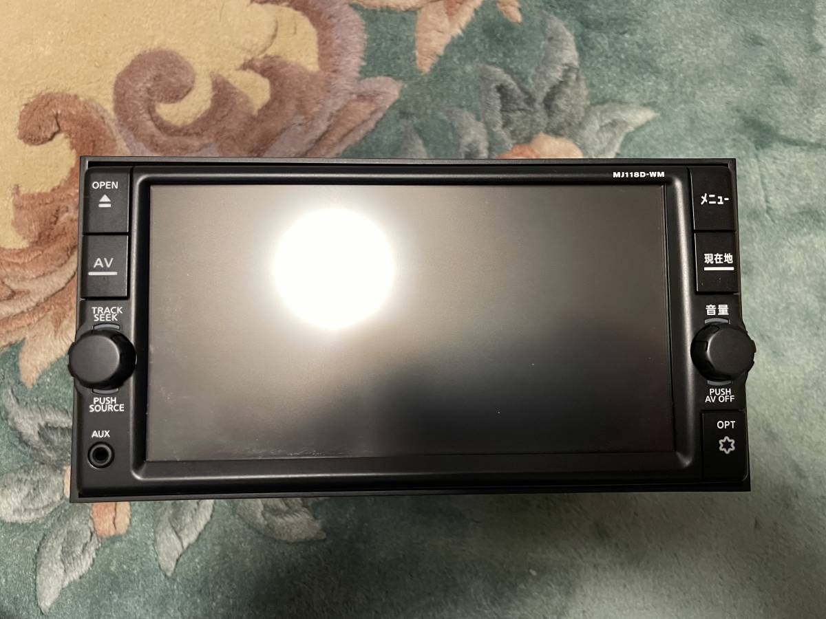 【中古・超美品】三菱純正ナビMJ118-WM 2019年製KENWOOD製　製造番号97199223