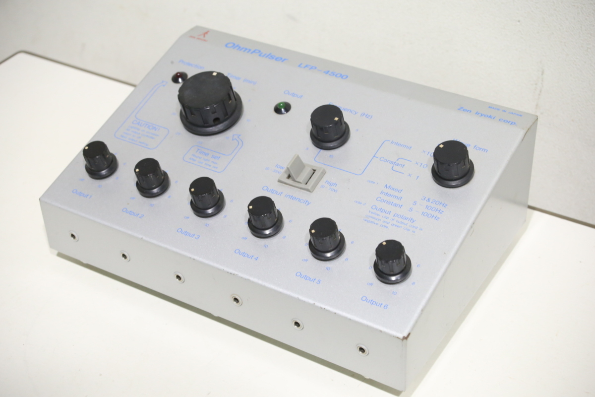 オームパルサー LFP-4500 全医療器 | LFP-4000A OhmPulser 6極 針電極低