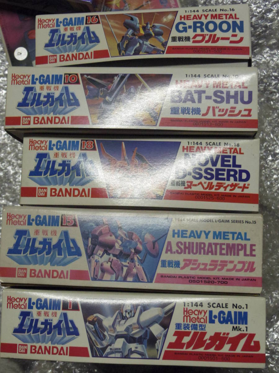現状 未組立品 バンダイ プラモデル 旧キット 重戦機エルガイムシリーズ 5個 バッシュ アシュラ テンプル他 重戦機エルガイム 売買されたオークション情報 Yahooの商品情報をアーカイブ公開 オークファン Aucfan Com