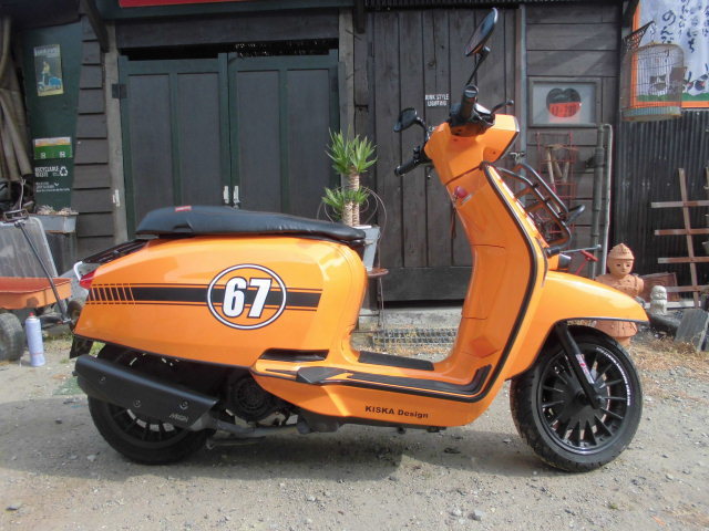 広島・呉発　ランブレッタ　LAMBRETTA　V１２５　6800キロ