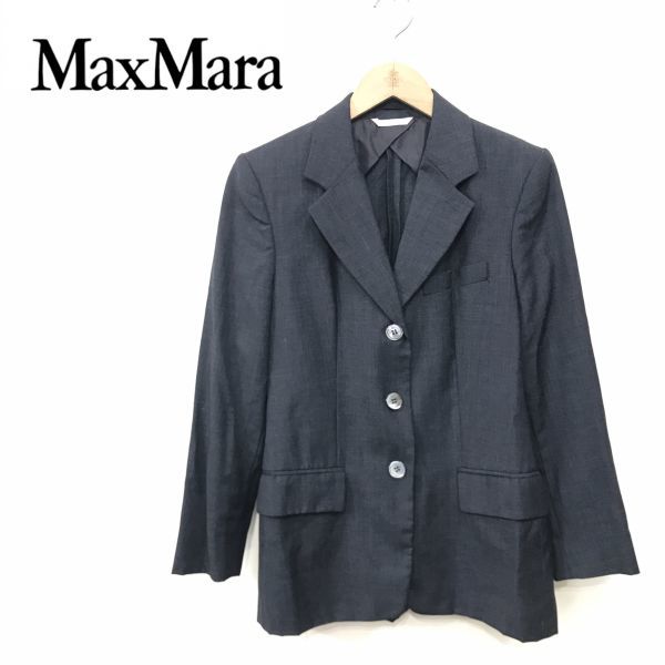 M908-R◇MaxMara マックスマーラ テーラードジャケット◇38 レディース 