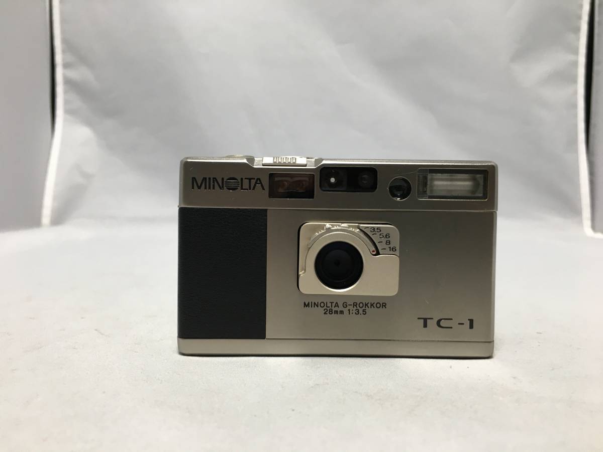 MINOLTA ミノルタ コンパクト フィルムカメラ TC-1 G-ROKKOR 1:3.5