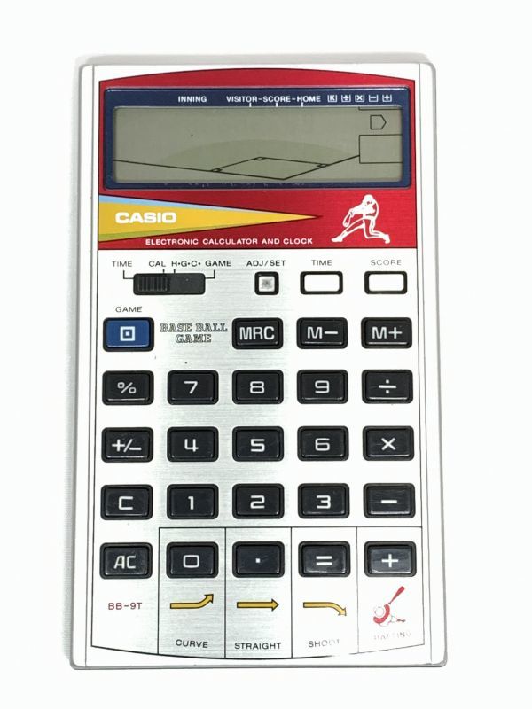 CASIO カシオ 電卓 BB-9T BB-9 ゲーム ベースボールゲーム 計算機