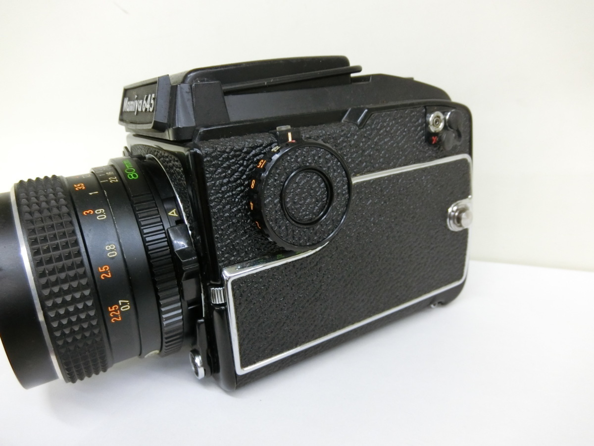 マミヤ MAMIYA M645 1000S 80mmレンズ付き 中古 ジャンク G3-70◎ 80mm