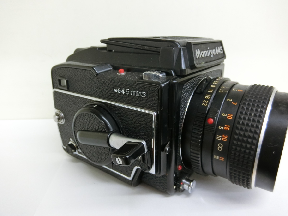 マミヤ MAMIYA M645 1000S 80mmレンズ付き 中古 ジャンク G3-70◎ 80mm