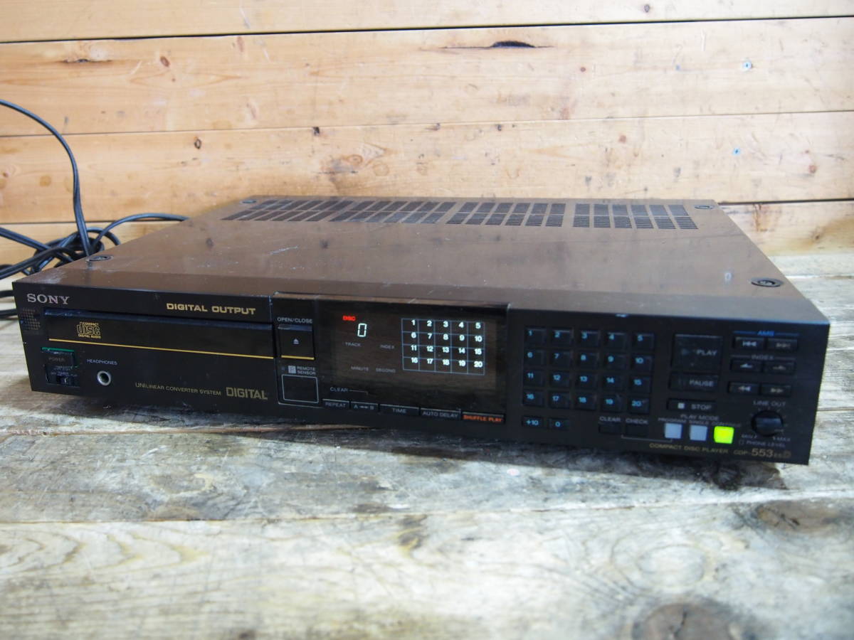 ☆SONY ソニー CDP-553ESD CDプレーヤー オーディオ機器