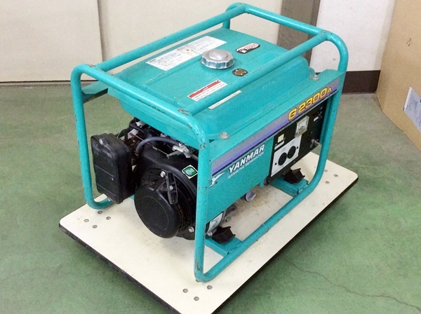 ◎【RH-4840】中古品 ヤンマー 発電機 G2300A　60HZ（西日本専用） 【佐川急便・送料着払い】