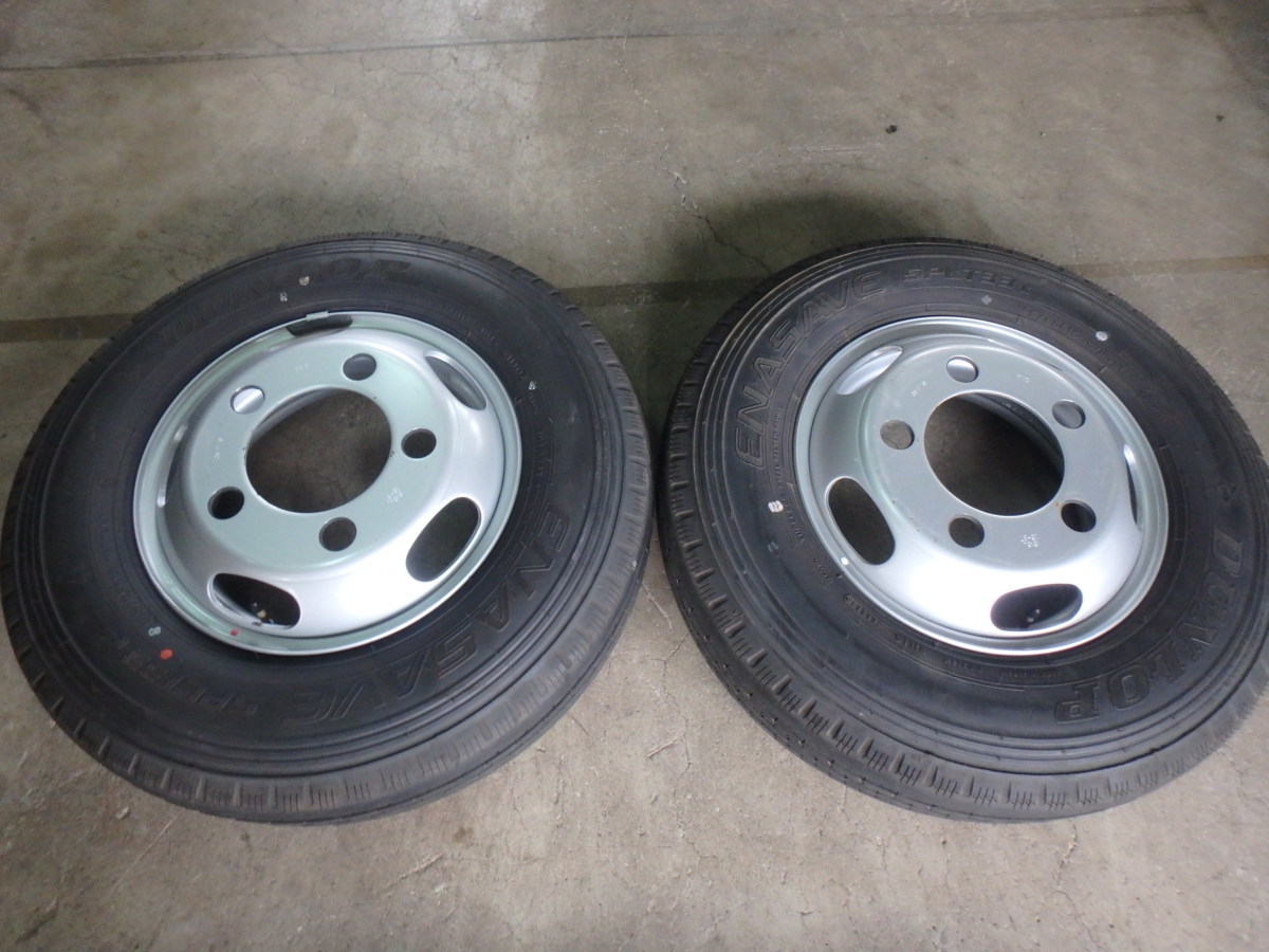 【赤字超特価，驚きの破格値，HOT】 H351 バリ溝 195/85R15 113/111 ダンロップ SPLT33 夏タイヤ ホイールセット 2本 2019年製 KWC 15&times;5 5H 115-8T キャンター アトラスへ(タイヤ・ホイールセット)｜売買されたオークション情報、yahooの商 タイヤ・ホイールセット