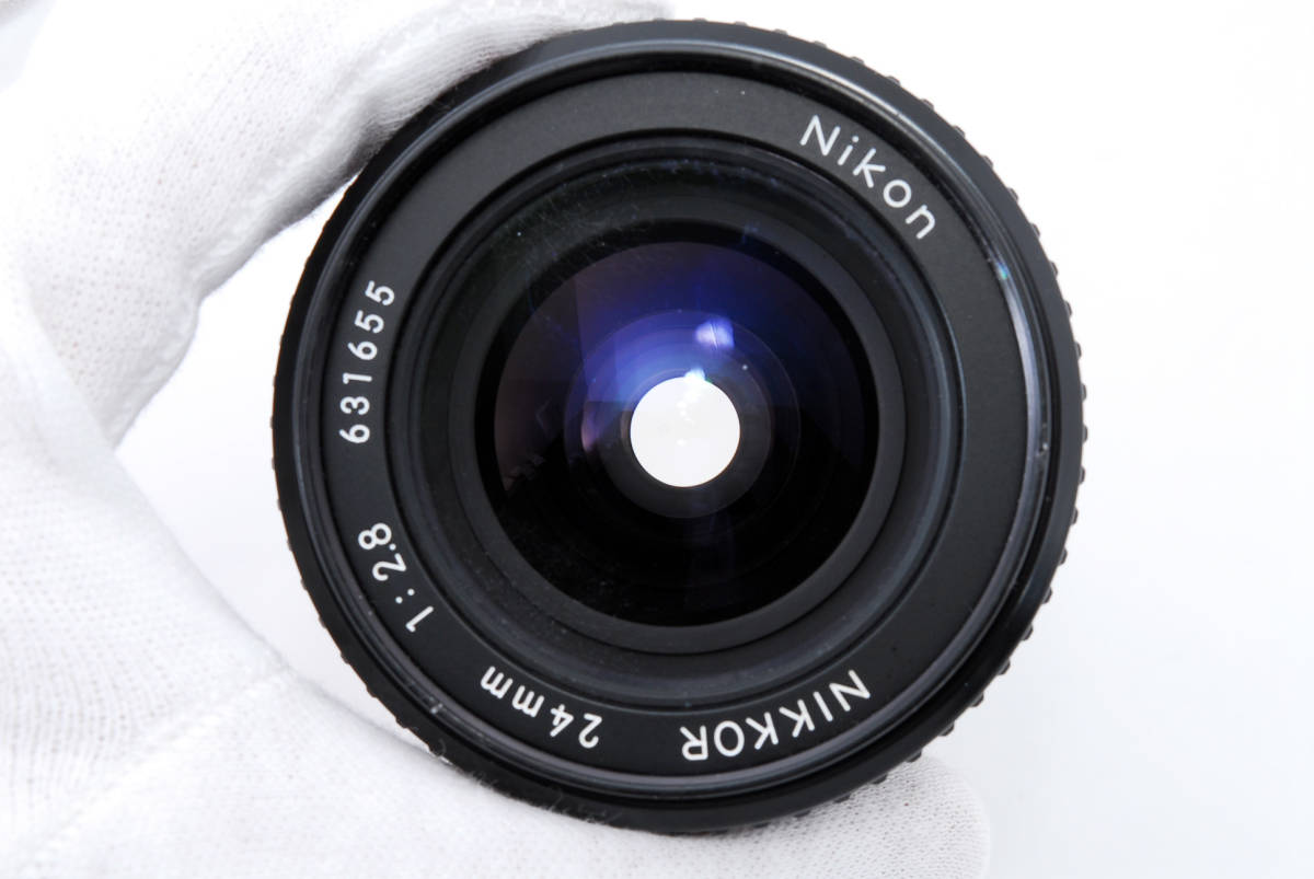送料無料・動作良好★NIKONレンズ★Nikon ニコン Nikkor 24mm F2.8 Ais 現状品