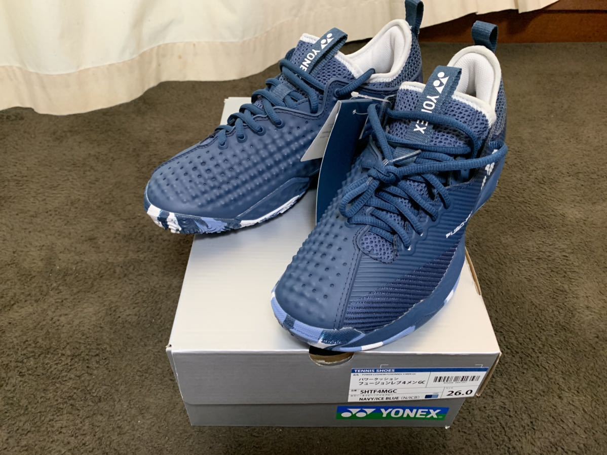 ヨネックス YONEX テニスシューズ 26.0cm ネイビー テニス スポーツ