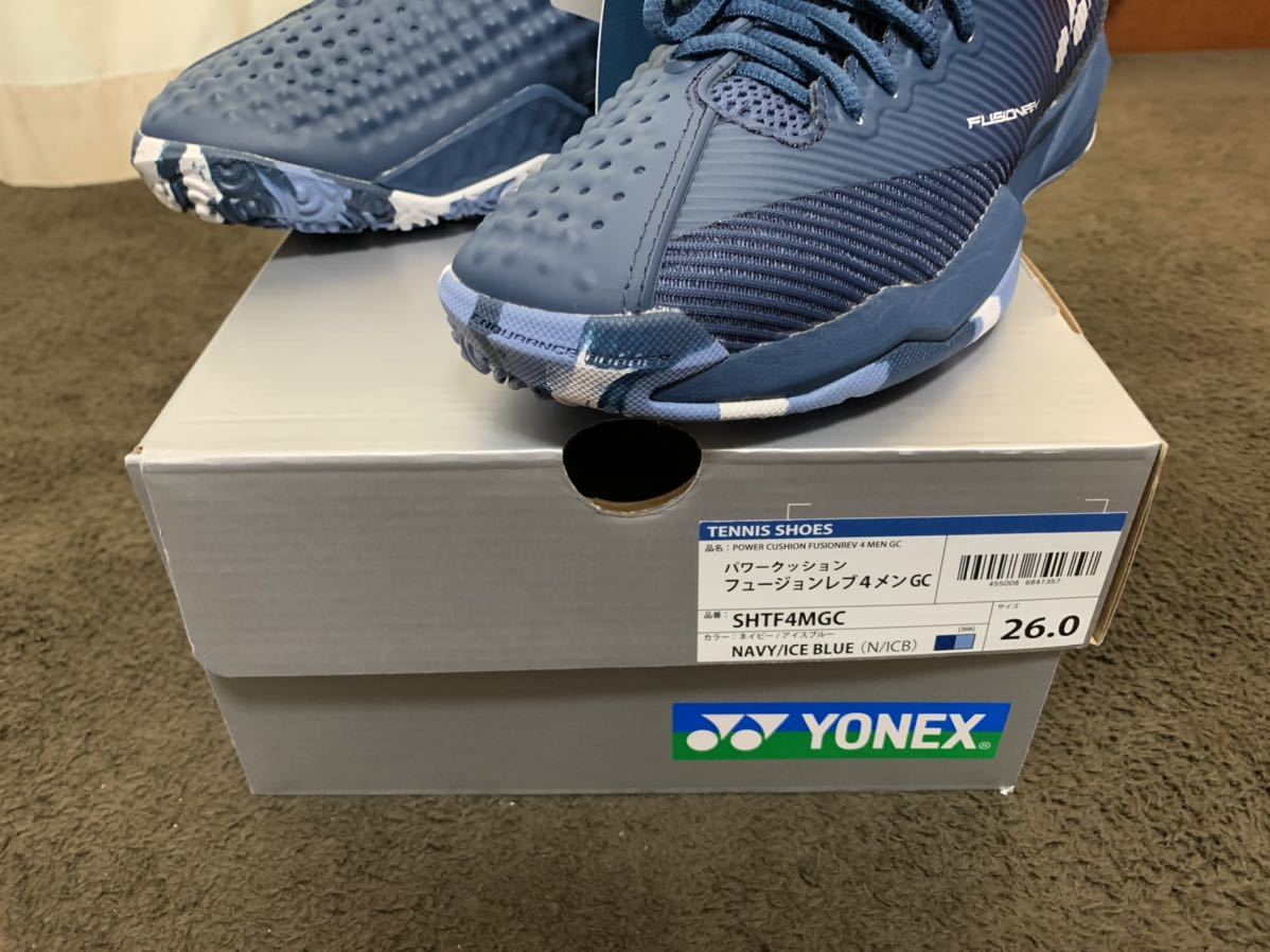 ヨネックス YONEX テニスシューズ 26.0cm ネイビー テニス スポーツ