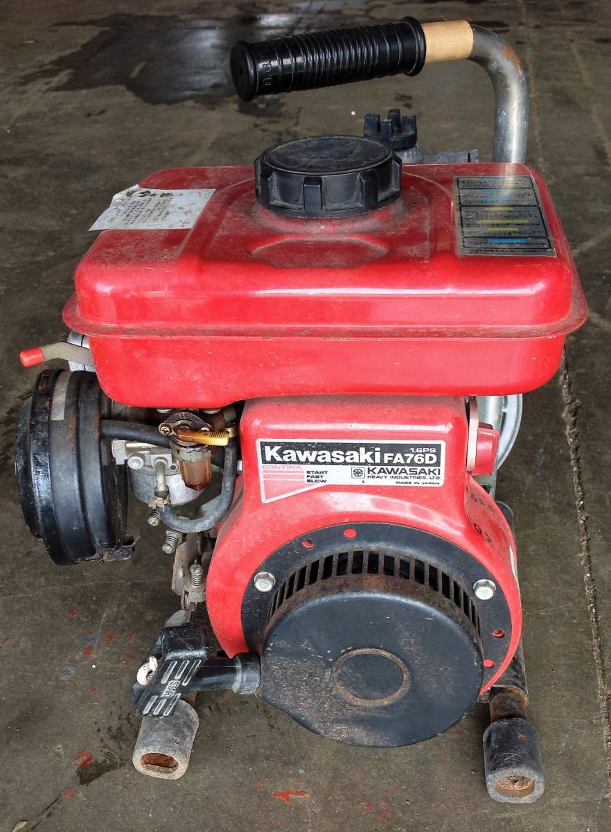 エンジンポンプ FA76D Kawasaki - Yahoo!オークション エンジン 4 