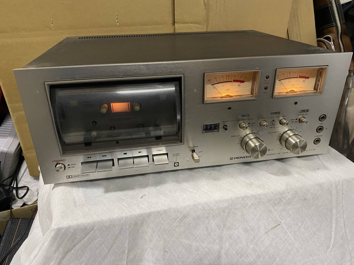 Pioneer パイオニア ステレオカセットデッキ CT-8 ジャンク HFD2027