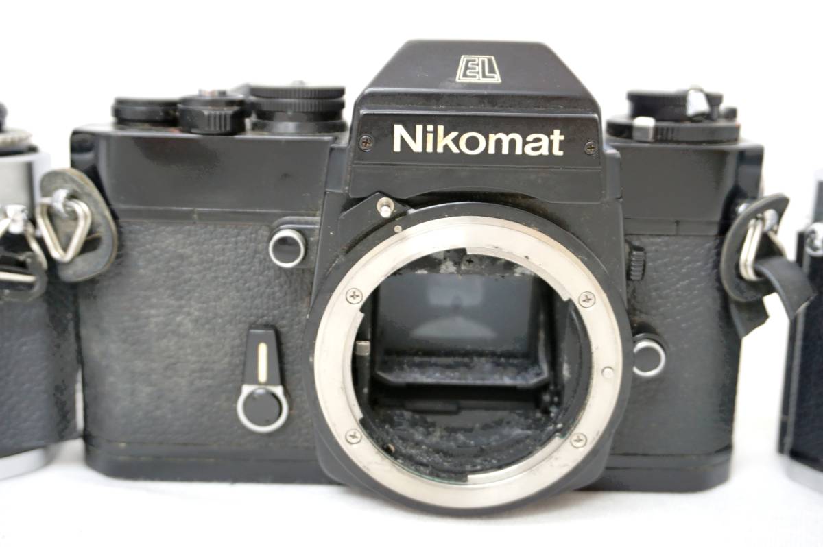 Nikon/ニコン】③/フィルム一眼3台まとめ売り/Nikomat EL/W7528140他