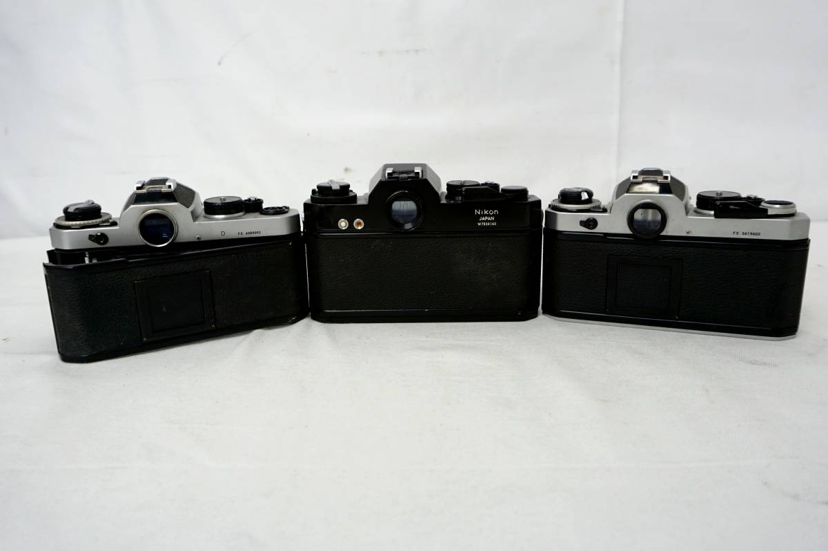Nikon/ニコン】③/フィルム一眼3台まとめ売り/Nikomat EL/W7528140他