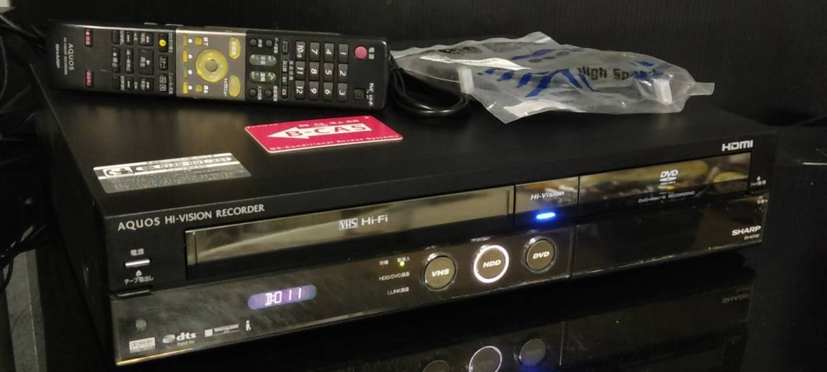 DV-ACV52 250GB SHARP シャープ | AQUOS VHS一体型DVDレコーダー