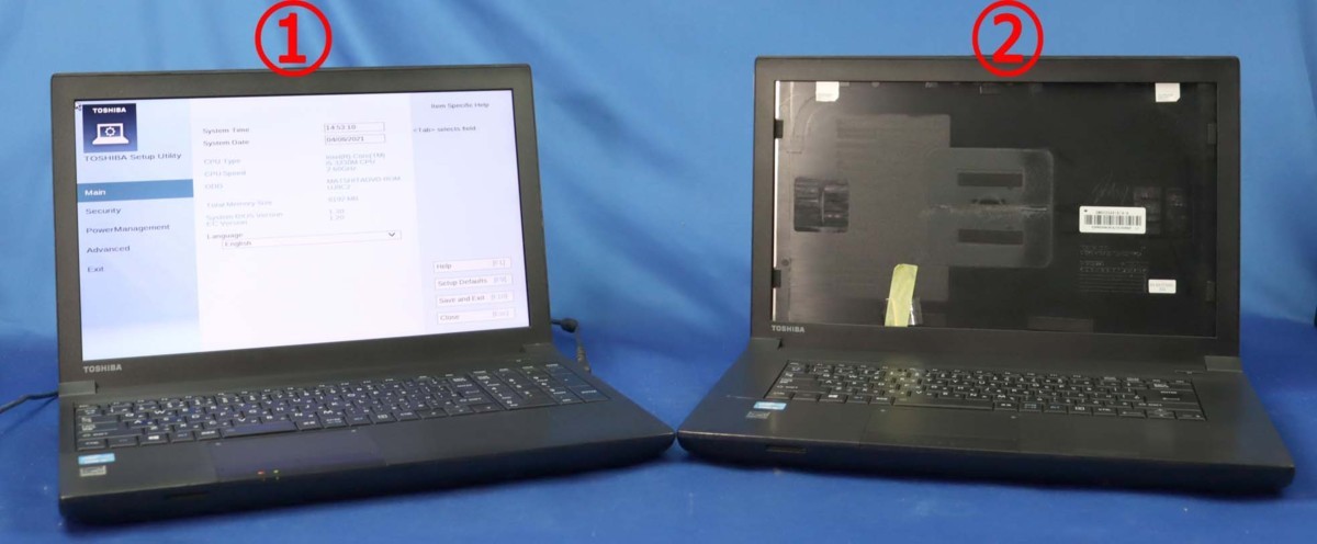 dynabook 東芝 ジャンク品 ジャンクPC ジャンク Satellite 2台セット 