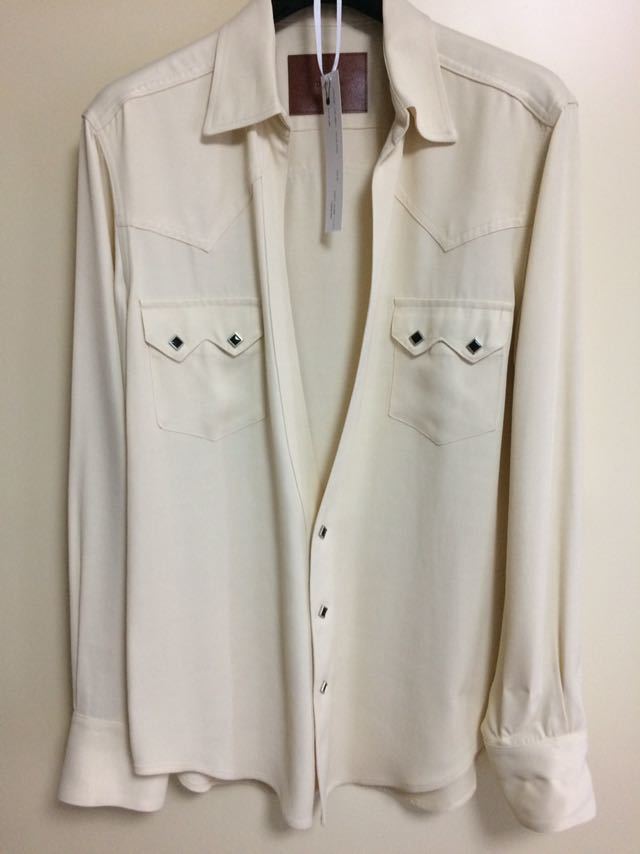 新品未使用The Lettersレーヨンシャツrayon cutting shirtウエスタン 