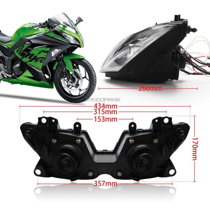 カワサキニンジャ250 300用ZX6R ZX 6R NINJA250 NINJA300 HID