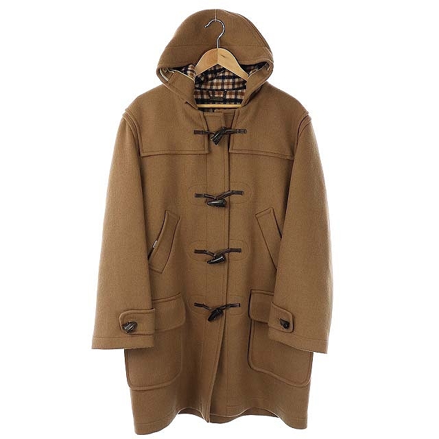 本物保証，低価 アクアスキュータム AQUASCUTUM 90&rsquo;S ヴィンテージ ダッフルコート アウター 英国製 裏地チェック 茶 ブラウン /HH レディース(女性用)｜売買されたオークション情報、yahooの商品情報をアー 女性用