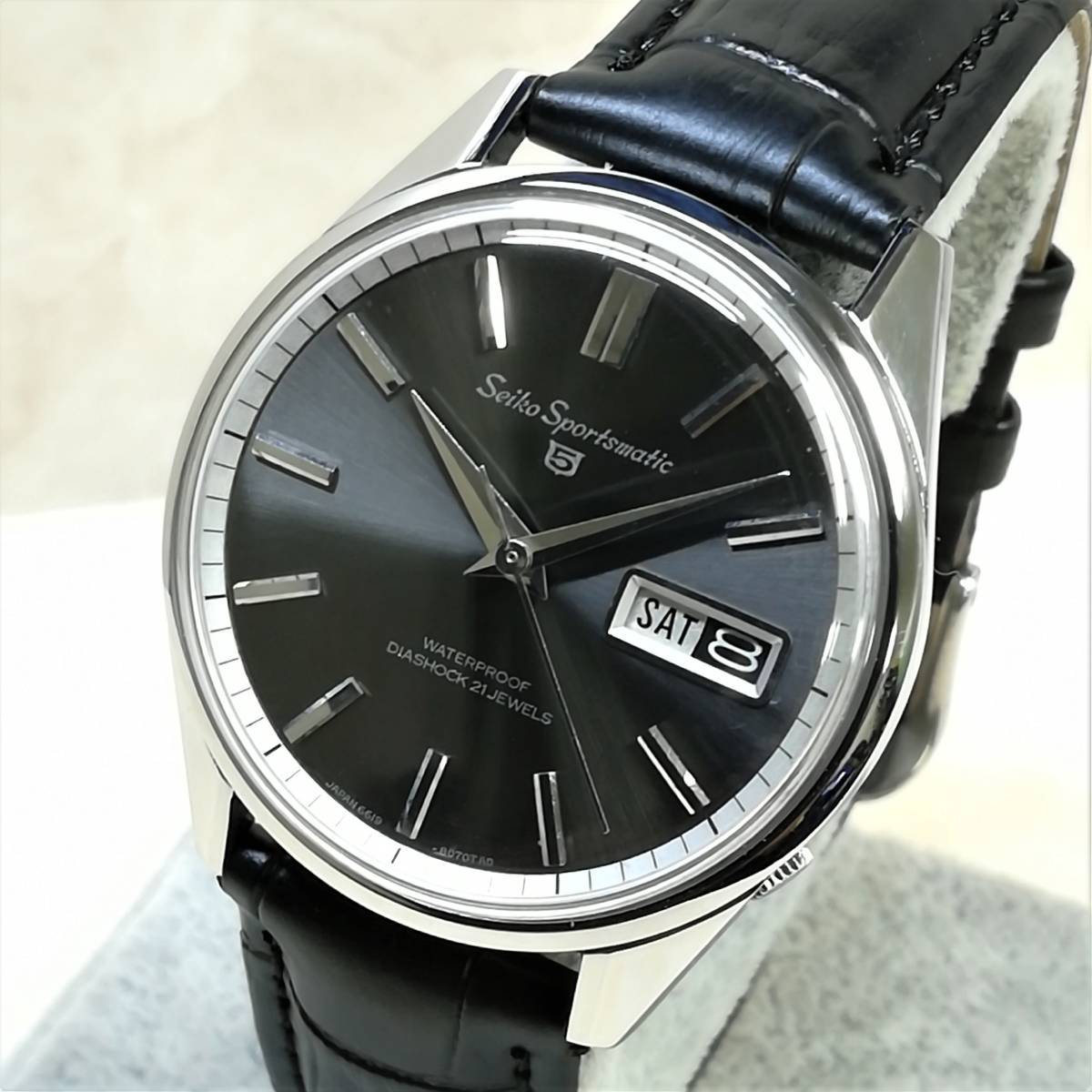 セイコー SEIKO Sportsmatic 5 21J 6619-8050 オーバーホール済み 