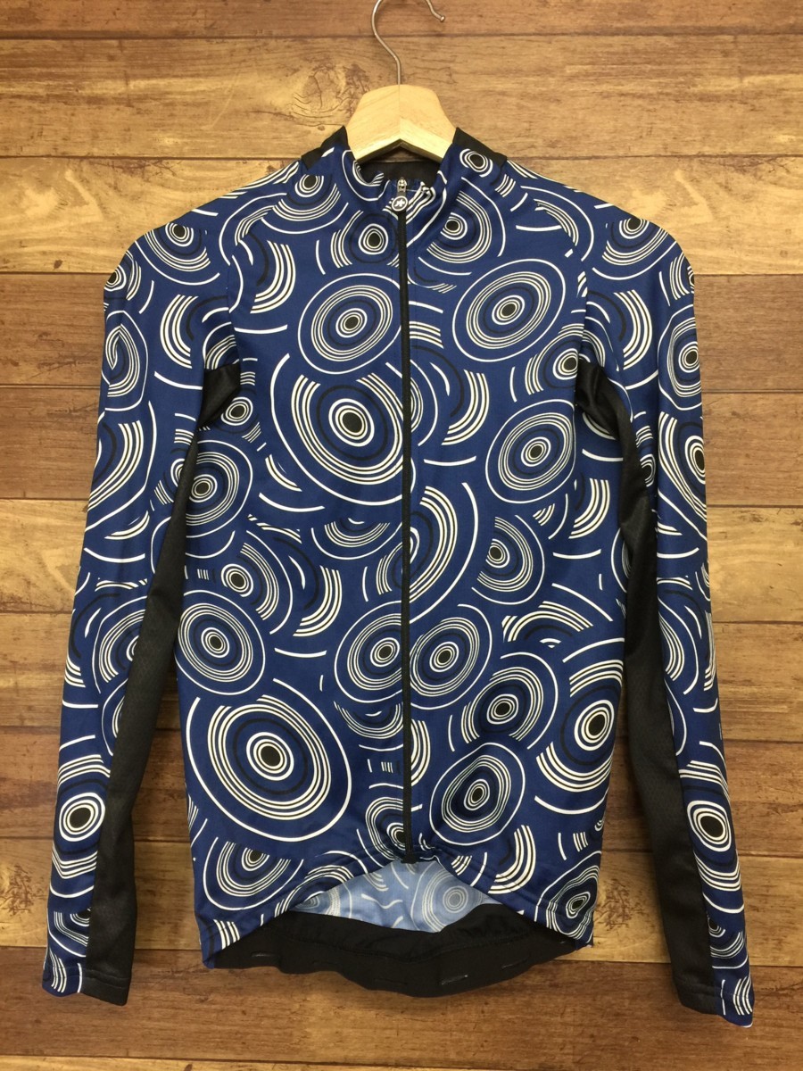 ES425 アソス assos 長袖 サイクルジャージ XS 青 レディース