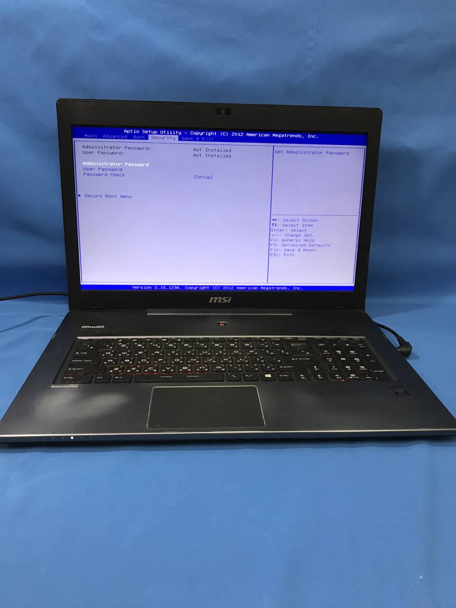 MSI MS - 1772 - i7 - 4G - B - J - 178