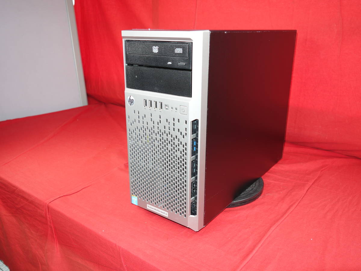 HP　ProLiant ML310e Gen8 V2 【Xeon E3-1220 V3】 【BIOS確認OK】　メモリ8GB/HDDなし　中古 タワーサーバ　鍵あり　【ジャンク】