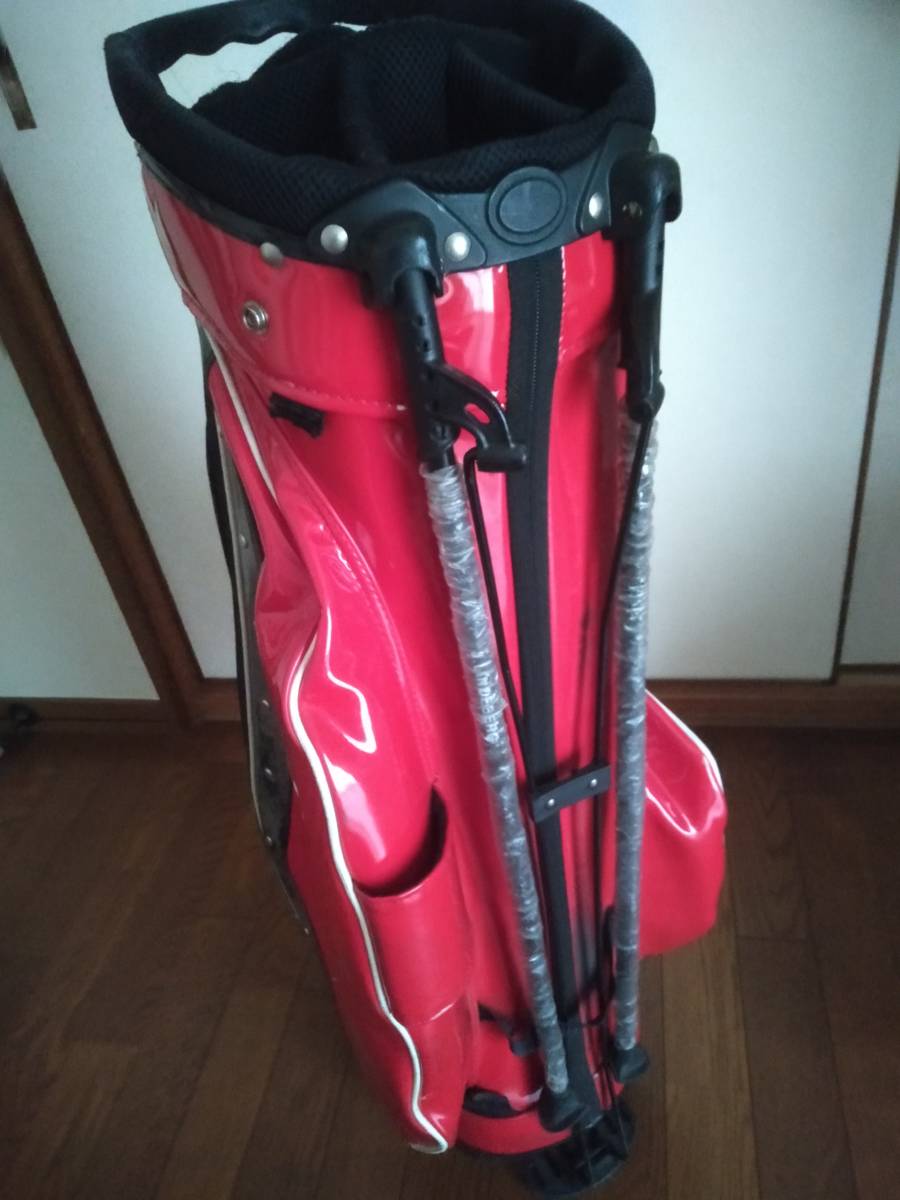 J.Lindeberg キャディバッグ 1997 EST. 371M レッド J.Lindeberg