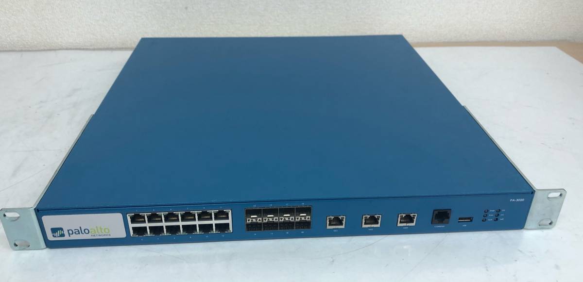 ファイアウォール PALO ALTO パロアルト PA-3020 パソコン セキュリティ 不正アクセス サーバー ネットワーク 通信 システム 210604-71