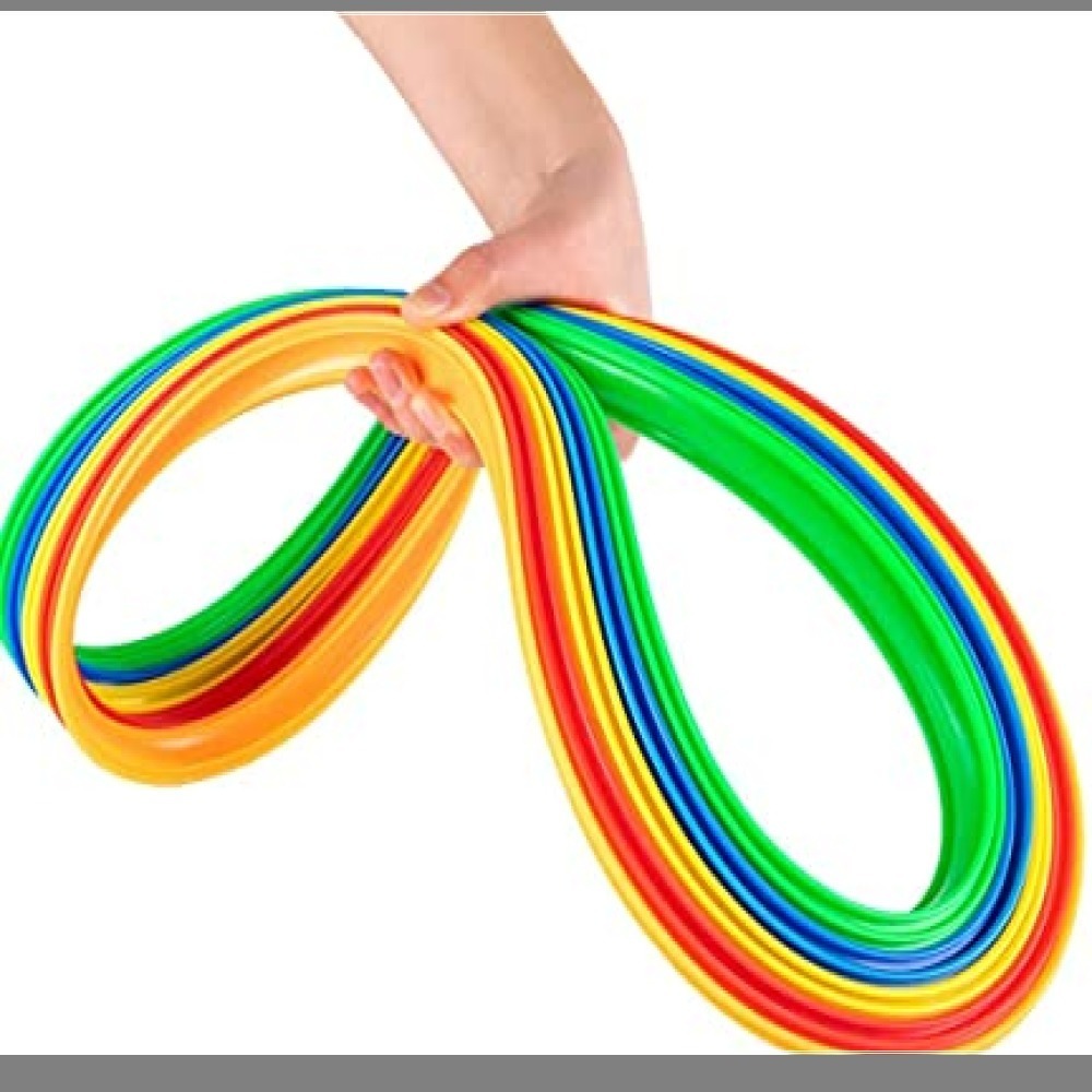 ♪ケンケンパ リング フラット スピード フープ 輪っか トレーニング フラット マーカーけんけんぱリング 10本_5