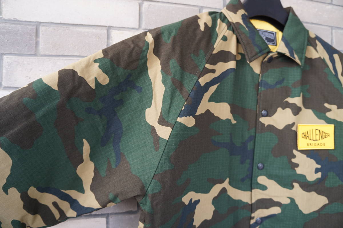 CHALLENGER NYLON MILITARY COACH JACKET（カモフラージュ）ミリタリー 