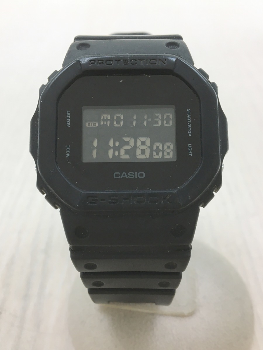 CASIO◆クォーツ腕時計・G-SHOCK/デジタル/BLK/DW-5600BB-1JF