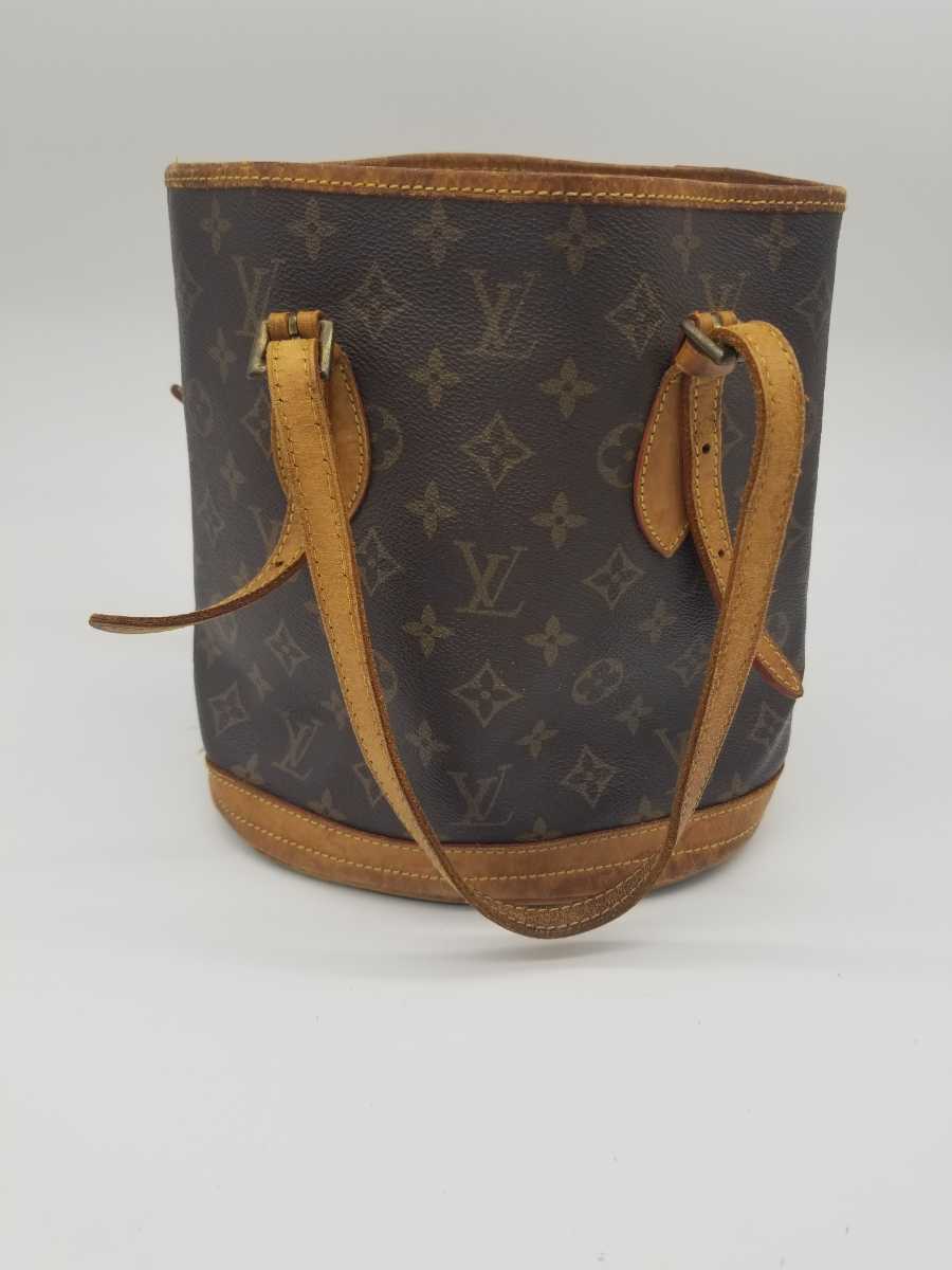 1円☆LOUIS VUITTON 旧 モノグラム アンティーク バケット PM バケツ型