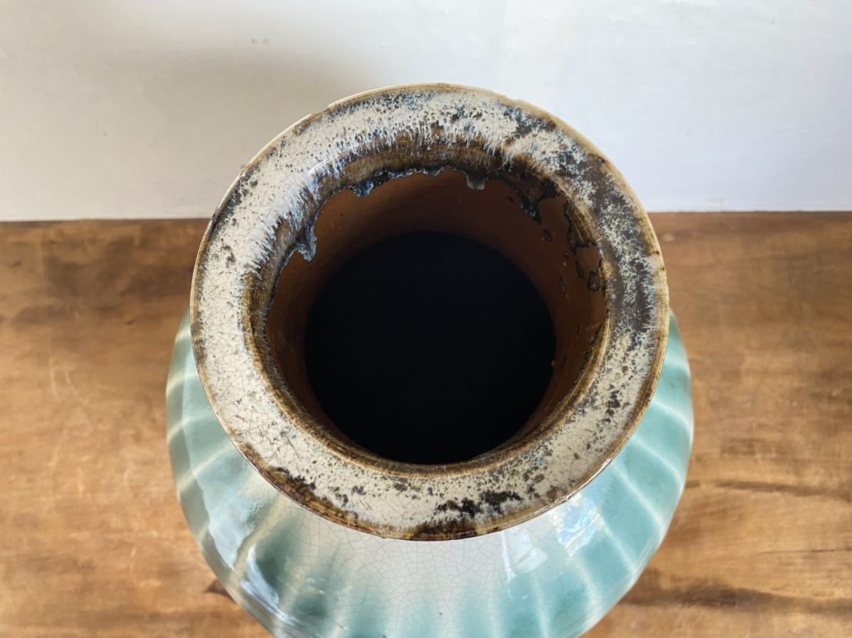 w650 古いすだれ壺 信楽焼 茶壺 壺 大壺 骨董品 古美術 置物 w650 古いすだれ壺 信楽焼 茶壺 壺 大壺 骨董品 古美術 置物